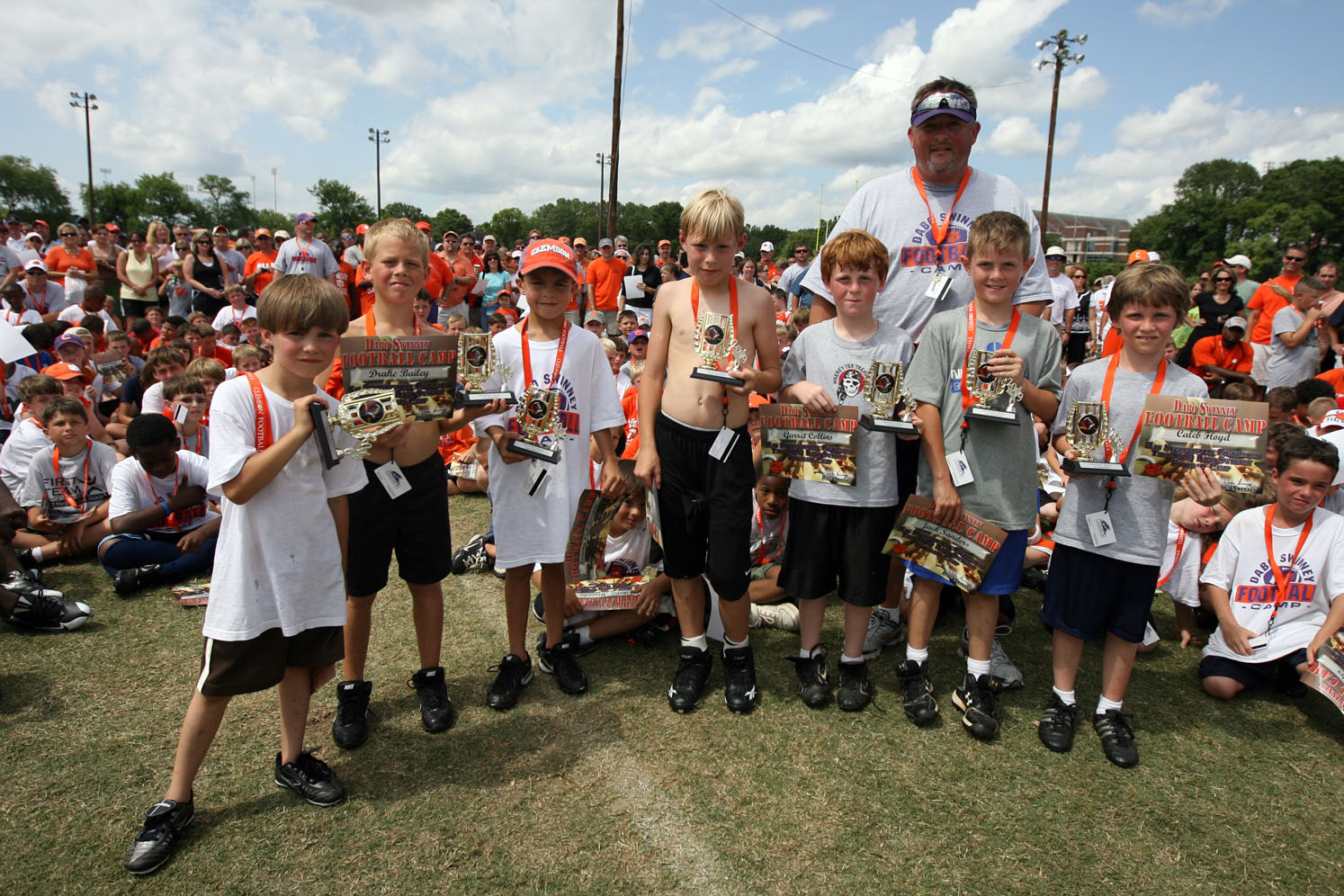 Clemson Football Camp Swinney Ball Champs